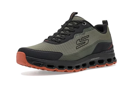 Мужские кроссовки Skechers Arch Fit, оливково-черные