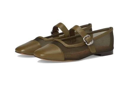 Женские балетки Sam Edelman Miranda, оливковые