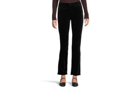 Брюки AG Jeans Mari Mid Rise Slim Straight Jean In Super Black