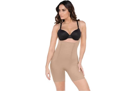 Женское корректирующее боди MiracleSuit Back Magic, телесное
