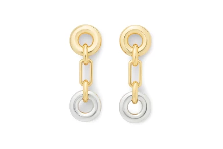 Серьги Kate Spade New York Interlock Linear Earrings
