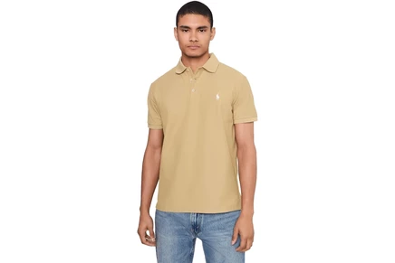 Поло Polo Ralph Lauren Custom Slim Fit Honeycomb-Mesh Polo