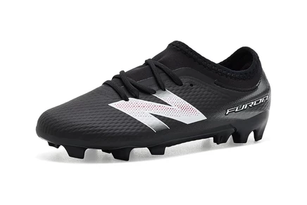 Детские бутсы New Balance Furon V9, черно-белые