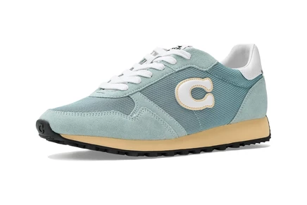 Мужские кроссовки Coach Retro Runner, бело-мятные
