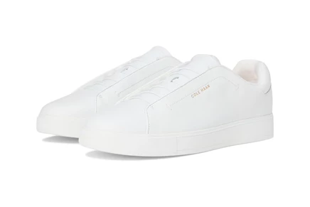 Женские кроссовки Cole Haan Grandpro Luxe Slip-On Sneakers white leather