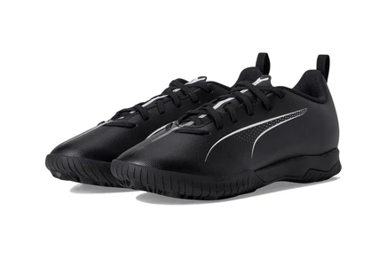 Детские бутсы Puma Ultra 5 Play Turf, черно-белые