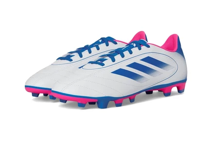 Унисекс футбольные бутсы Adidas Goletto IX, бело‑синие/розовые