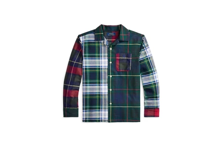 Детская рубашка Polo Ralph Lauren Kids Oxford, в клетку