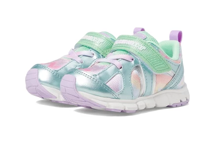 Женские кроссовки Tsukihoshi Kids Rainbow (Toddler/Little Kid) apple/purple