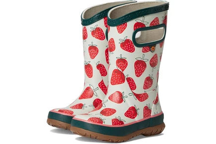 Детские сапоги Bogs Kids Strawberries, зелено-мульти