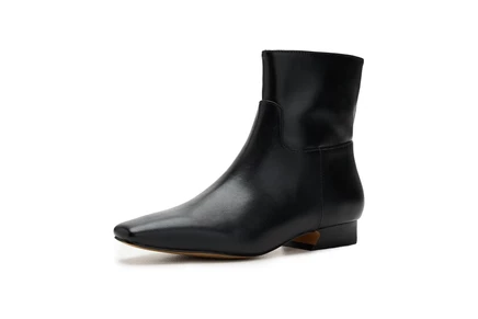 Free People Easy Does It Vegan Ankle Boots black