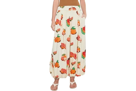 Брюки Free People Moonflower Printed Balloon Pants