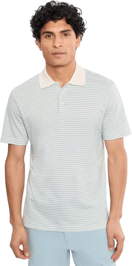 Поло Faherty Short Sleeve Movement Pique Polo