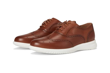 Мужские оксфорды Kenneth Cole Nio Wing из кожи, средне-коричневые