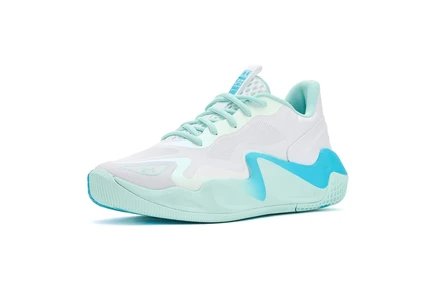 Женские волейбольные кроссовки under armour ace low 2, бело-мятно-голубые
