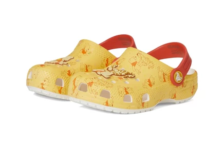 Детские кроксы Crocs Kids Classic «Винни-Пух», белые/многоцветные