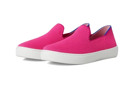 Детские слипоны Rothy's Kids The Kids Sneakers, розовые