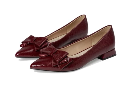 Journee Collection Ophelia croco/oxblood