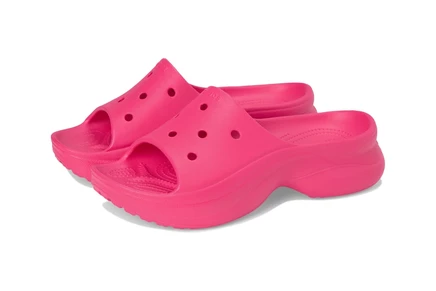 Сандалии Crocs Bae Slide, Platform Sandals for