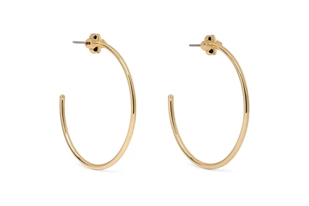 Серьги Kate Spade New York Spade Flower Hoops