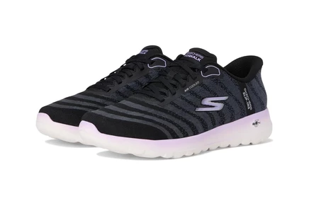 Женские кеды Skechers Performance Go Walk, черно-лавандовые