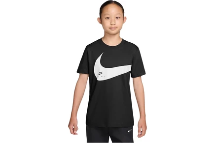 Nike Kids Sportswear Tee Club Energy (Little Kid/Big Kid) black
