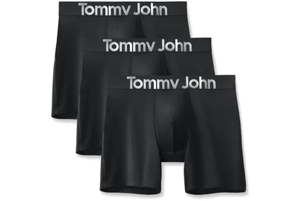 Мужские боксер-брифы Tommy John 360 Sport, 3 шт., черные