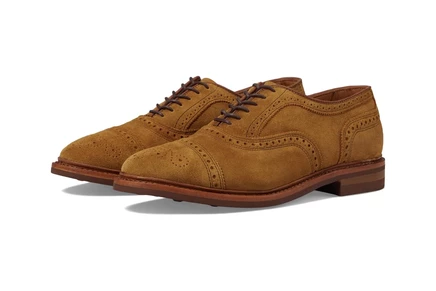 Мужские оксфорды Allen Edmonds Strandmok, песочно-замшевые