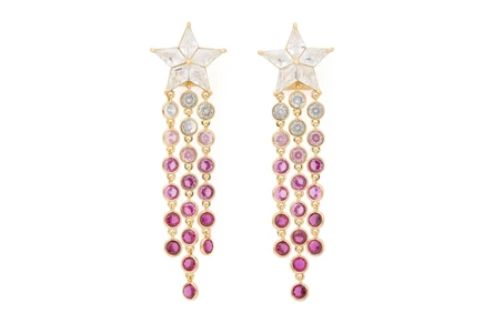 Серьги Kate Spade New York Cosmos Star Fringe Earrings