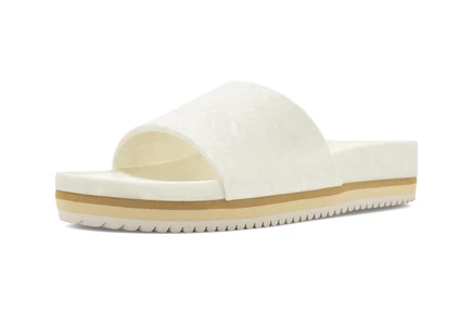 Унисекс шлепанцы Fleks East Beach на платформе, бежевые