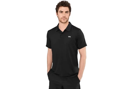 Мужское поло RVCA Sport Vent, черное
