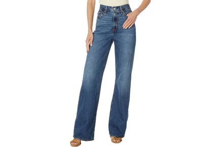 Джинсы Levis Premium Ribcage Wide Leg Jeans