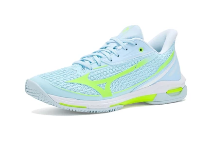 Женские кроссовки Mizuno Wave Exceed 7 AC, голубые/жёлтые