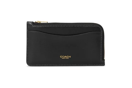 Унисекс кошелек Coach Essential New York на молнии, черный