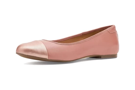 Женские балетки Trotters Clara кожаные, бледно-розовые
