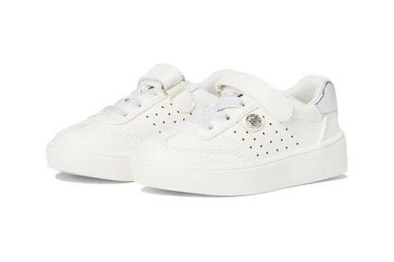 Детские кеды MICHAEL Michael Kors Kids Jem Scotty, бело-серебристые