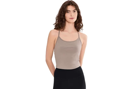 Женская майка Pact On The Go-To Shelf Bra, серая