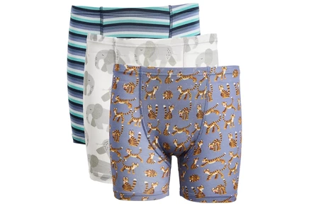Боксеры для мальчиков Kickee Pants, 3 шт., разноцветные