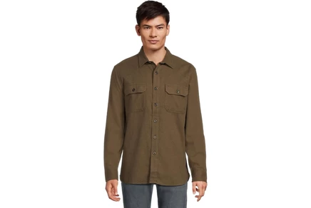 Мужская рубашка Pendleton Burnside Flannel Shirt forest green heather