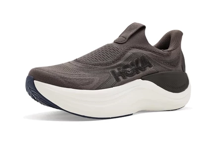 HOKA Skyward Laceless cliff grey/cast iron