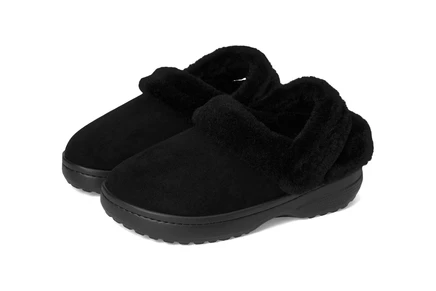 Унисекс сабо Crocs Classic Unfurgettable Clogs, черные (веганская замша)