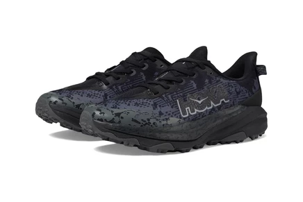 Детские кроссовки Hoka Kids Speedgoat 6, обсидиан/outer orbit
