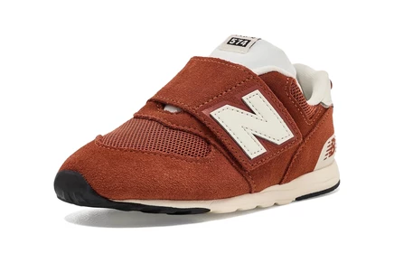 New Balance Kids 574 New-B Hook-and-Loop (Infant/Toddler) maple/sea salt