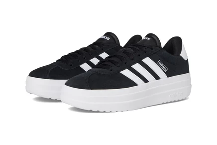 Женские кроссовки Adidas VL Court Bold, черно-белые