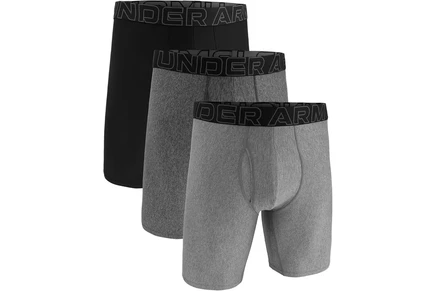 Мужские боксеры Under Armour, 3 шт., 9″, стальной
