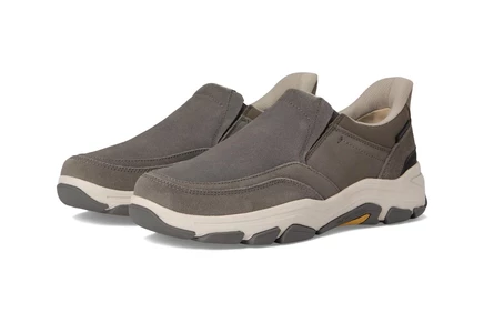 dark taupe suede