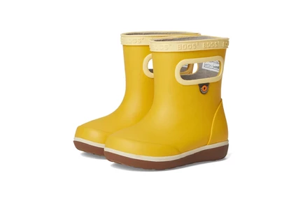 Детские сапоги Bogs Kids Skipper II Solid, горчичные