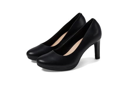 Clarks Ambyr Joy black leather