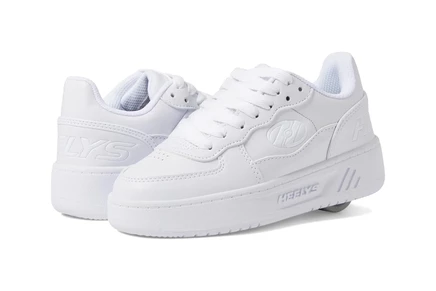 Унисекс кеды Heelys Rezerve Low со съемными колесами, верх из ПУ, белые