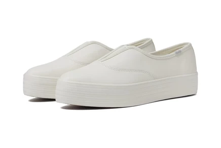 Женские кеды Keds Point Slip On, белые
